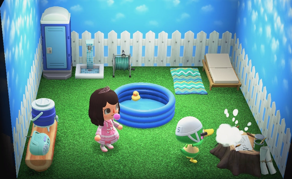 Scoot house interior in Animal Crossing: New Horizons