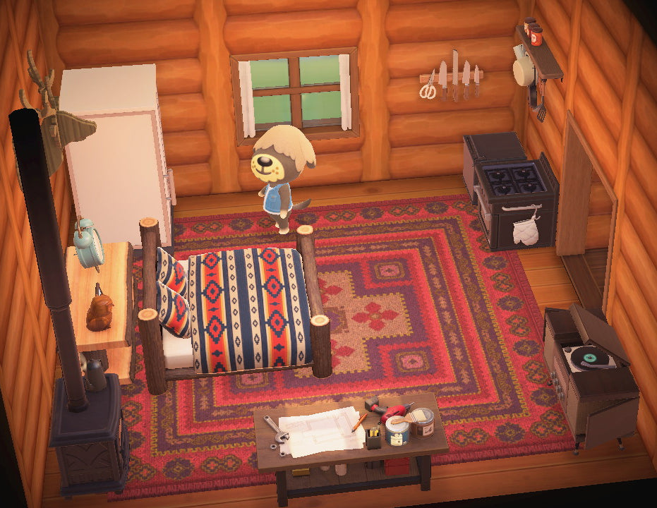 Shep house interior in Animal Crossing: New Horizons
