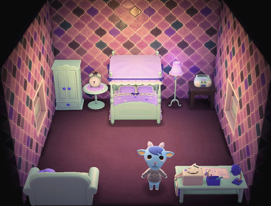 Sherb house interior in Animal Crossing: New Horizons