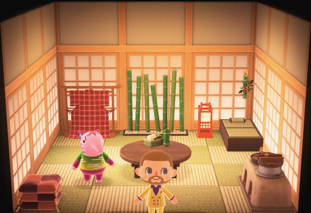 Snooty house interior in Animal Crossing: New Horizons