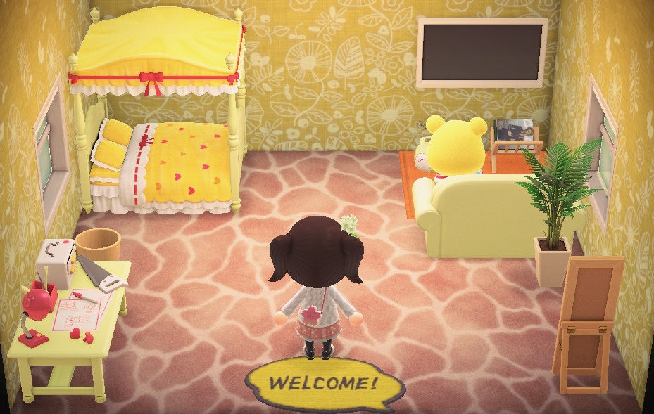 Tammy house interior in Animal Crossing: New Horizons