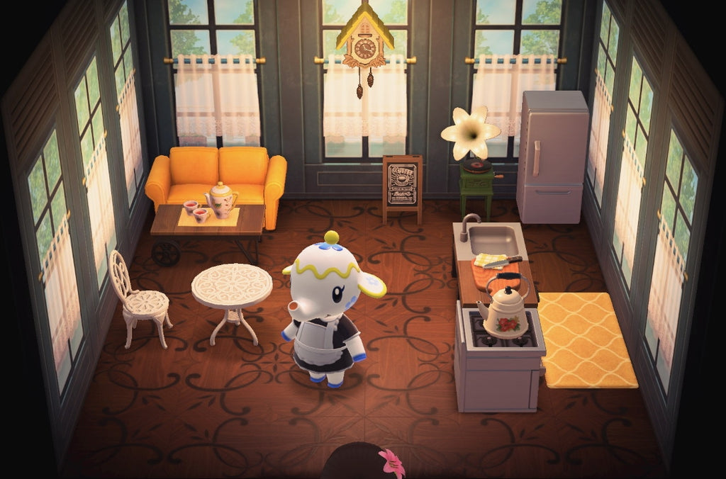 Tia house interior in Animal Crossing: New Horizons