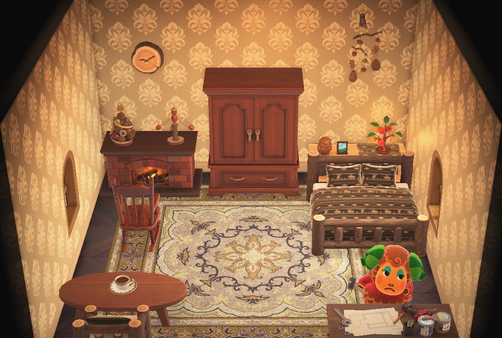 Timbra house interior in Animal Crossing: New Horizons