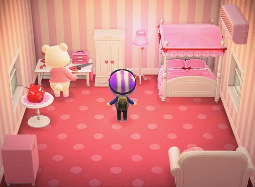 Tutu house interior in Animal Crossing: New Horizons