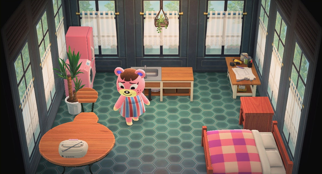 Ursala house interior in Animal Crossing: New Horizons