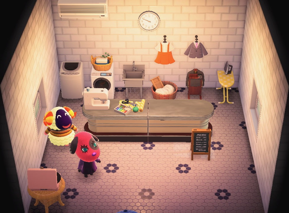 Vesta house interior in Animal Crossing: New Horizons