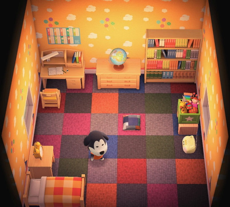 Walker house interior in Animal Crossing: New Horizons