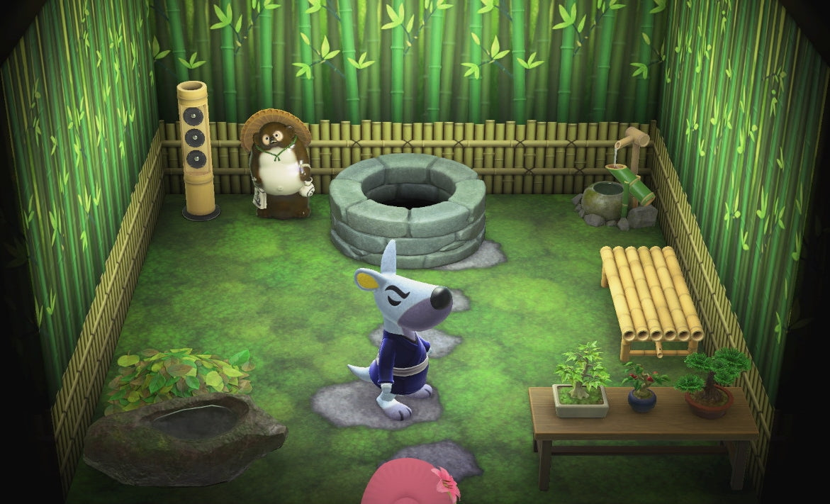 Walt house interior in Animal Crossing: New Horizons