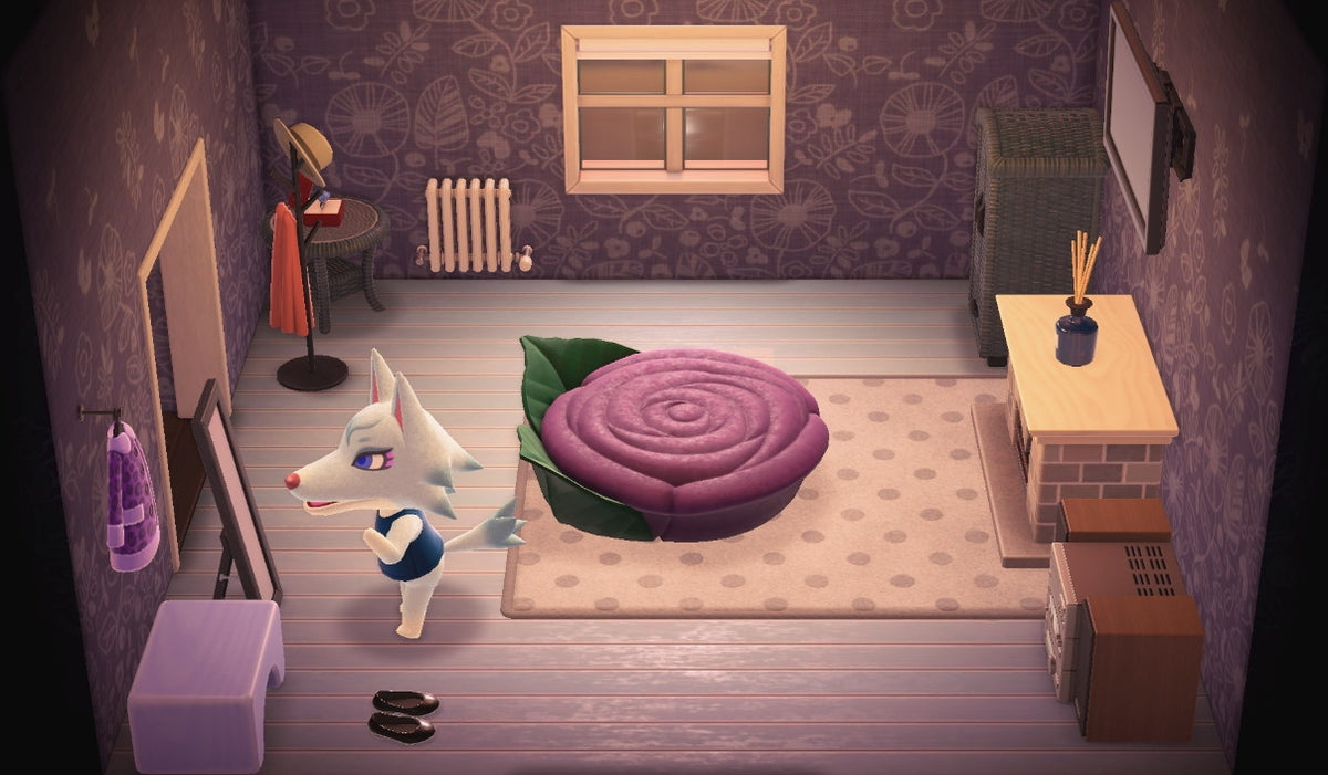 Whitney house interior in Animal Crossing: New Horizons
