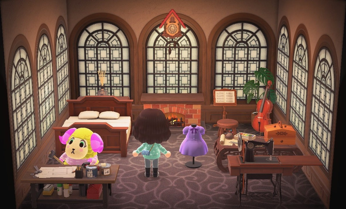 Willow house interior in Animal Crossing: New Horizons