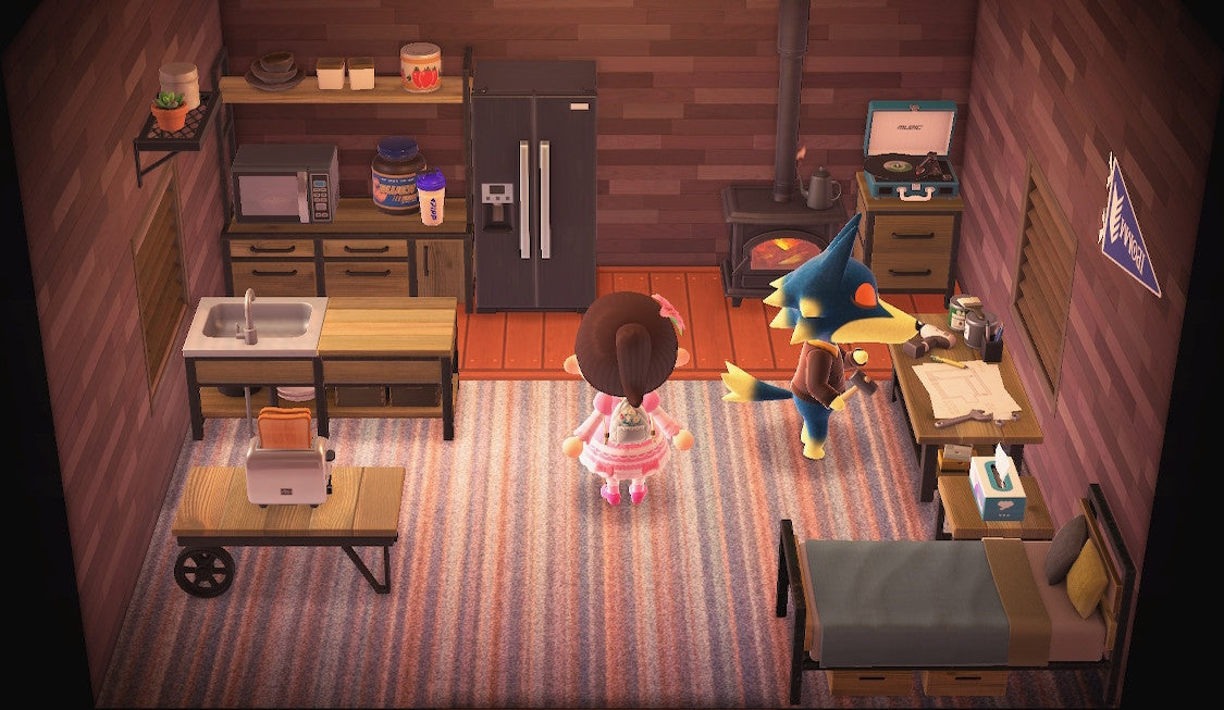 Wolfgang house interior in Animal Crossing: New Horizons