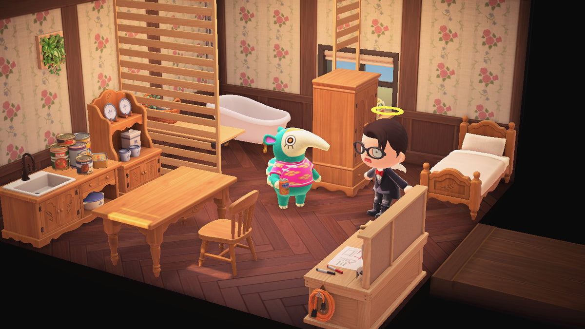 Zoe house interior in Animal Crossing: New Horizons