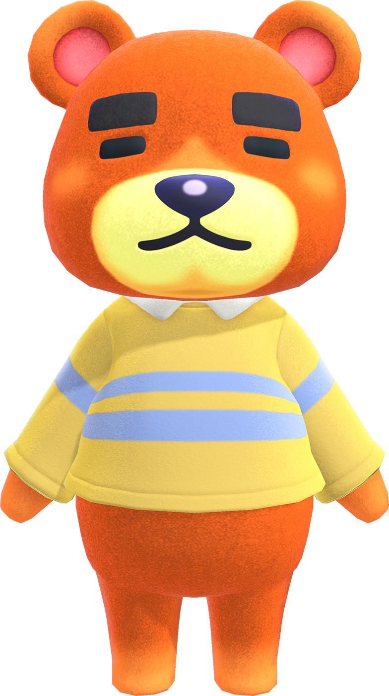 Teddy - Animal Crossing character
