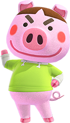 Truffles - Animal Crossing character