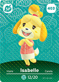 Isabelle #403 - Animal Crossing Series 5 amiibo Card