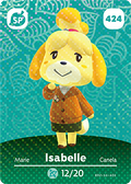 Isabelle - Sweater #424 - Animal Crossing Series 5 amiibo Card