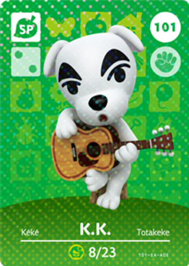 K.K. Slider #101 - Animal Crossing Series 2 amiibo Card