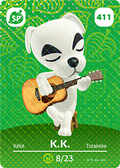 K.K. Slider #411 - Animal Crossing Series 5 amiibo Card