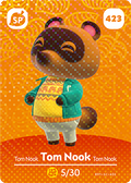 Tom Nook - Coat #423 - Animal Crossing Series 5 amiibo Card