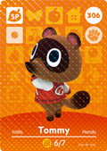 Tommy - Suit #306 - Animal Crossing Series 4 amiibo Card