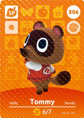 Tommy - Suit #306 - Animal Crossing Series 4 amiibo Card