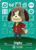 Digby #009 - Animal Crossing Series 1 amiibo Card