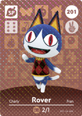 Rover #201 - Animal Crossing Series 3 amiibo Card