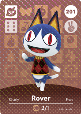 Rover #201 - Animal Crossing Series 3 amiibo Card