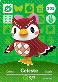 Celeste #305 - Animal Crossing Series 4 amiibo Card