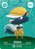 Kicks #415 - Animal Crossing Series 5 amiibo Card