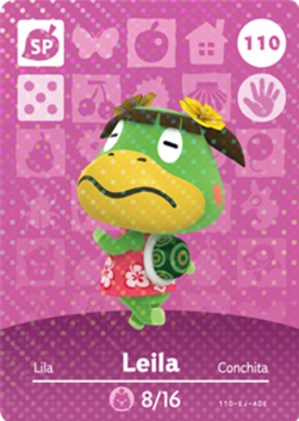 Leila #110 - Animal Crossing Series 2 amiibo Card