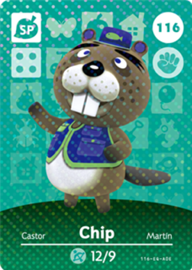 Chip #116 - Animal Crossing Series 2 amiibo Card