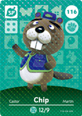 Chip #116 - Animal Crossing Series 2 amiibo Card