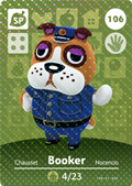 Booker #106 - Animal Crossing Series 2 amiibo Card