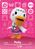 Pelly #204 - Animal Crossing Series 3 amiibo Card