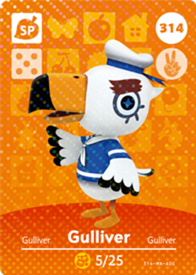 Gulliver #314 - Animal Crossing Series 4 amiibo Card