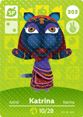 Katrina #303 - Animal Crossing Series 4 amiibo Card