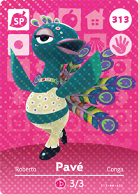 Pave #313 - Animal Crossing Series 4 amiibo Card