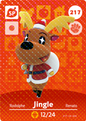 Jingle #217 - Animal Crossing Series 3 amiibo Card