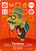 Tortimer #015 - Animal Crossing Series 1 amiibo Card