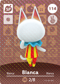 Blanca #114 - Animal Crossing Series 2 amiibo Card