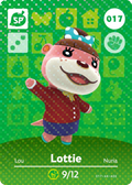 Lottie #017 - Animal Crossing Series 1 amiibo Card
