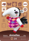 Annalisa #083 - Animal Crossing Series 1 amiibo Card
