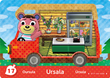 Ursala #WA17 - Animal Crossing Welcome amiibo Card