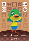 Jitters #039 - Animal Crossing Series 1 amiibo Card
