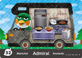 Admiral #WA32 - Animal Crossing Welcome amiibo Card