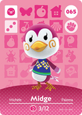 Midge #065 - Animal Crossing Series 1 amiibo Card