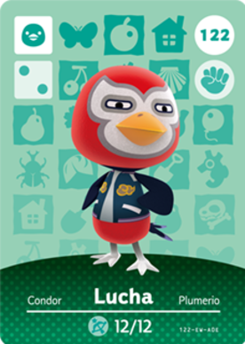 Lucha #122 - Animal Crossing Series 2 amiibo Card