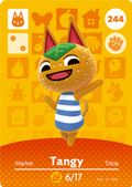 Tangy #244 - Animal Crossing Series 3 amiibo Card