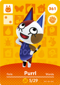 Purrl #361 - Animal Crossing Series 4 amiibo Card
